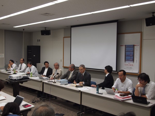 2014年11月28日仮処分新人期日後の記者会見